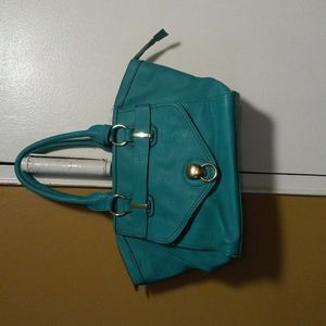 Green shoulder bag